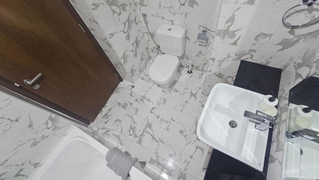 Koupelna v ubytování Chic studio W10