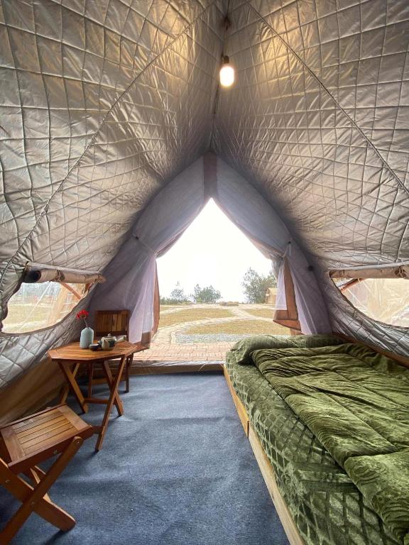 Posezení v ubytování Tà Xùa Glamping
