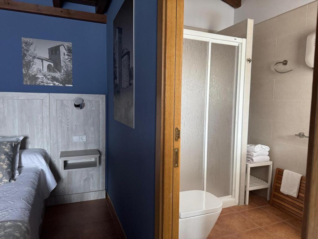 Koupelna v ubytování Hotel Guara Inlukā