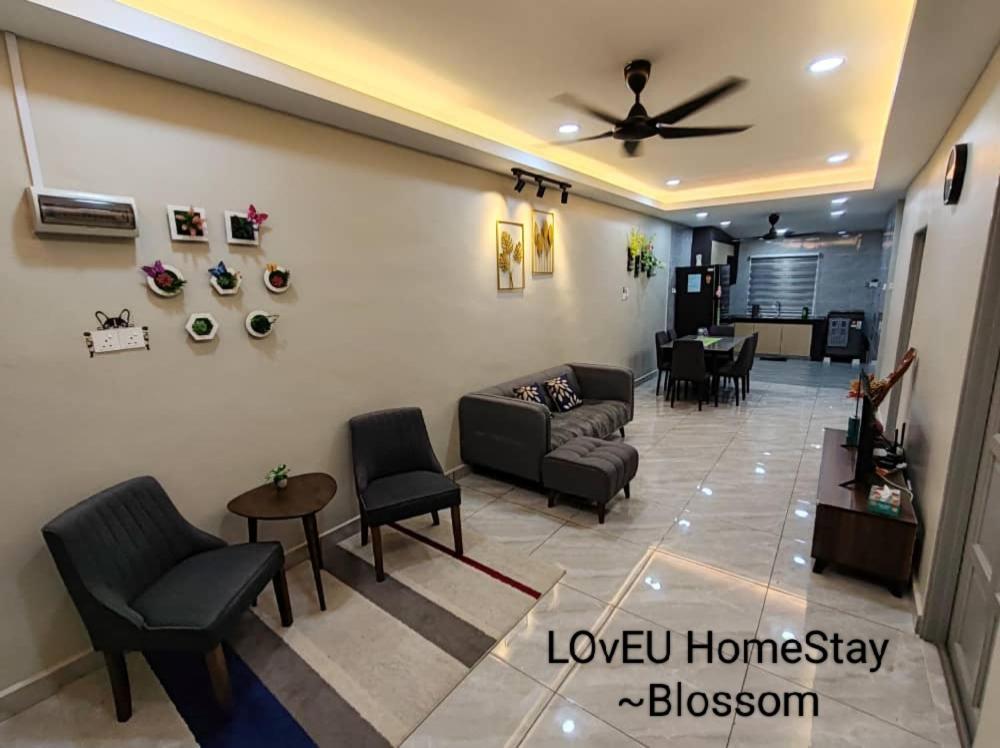TV a/nebo společenská místnost v ubytování Loveu homestay 5 Blossom