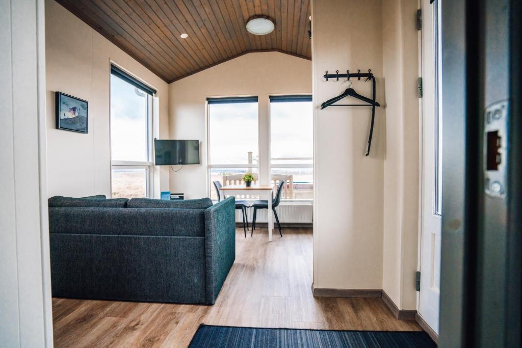 Posezení v ubytování Blue View Cabin 5B With private hot tub