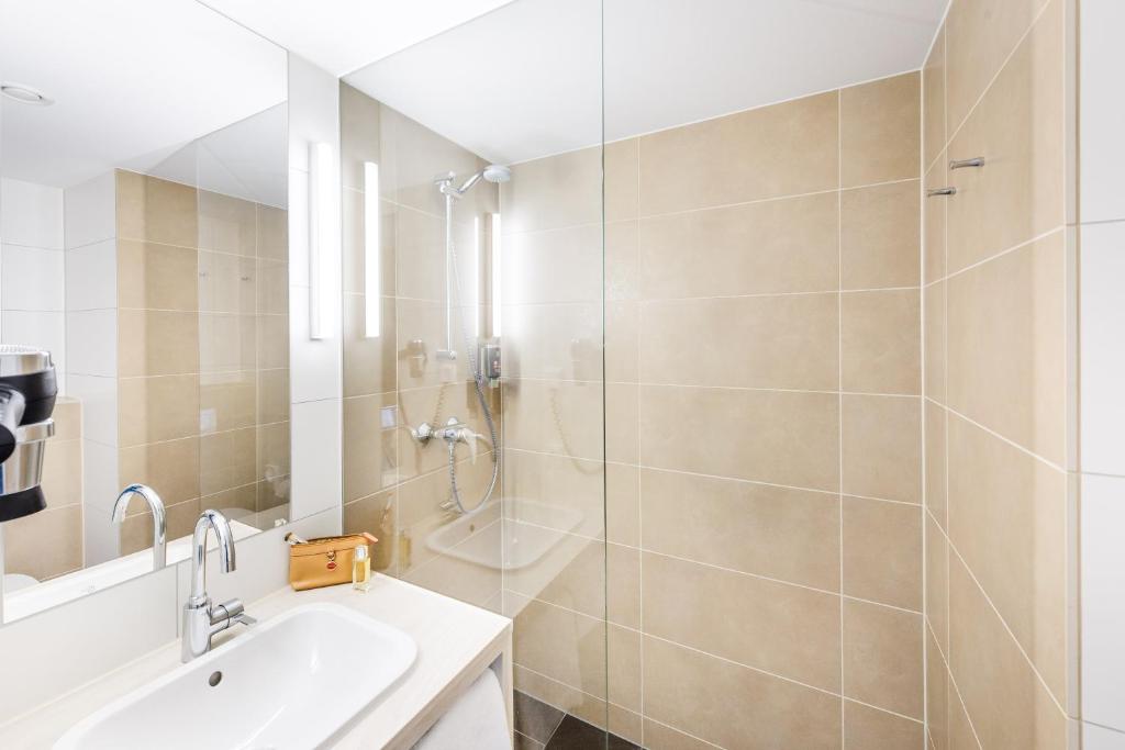 Koupelna v ubytování Ibis Styles Konstanz