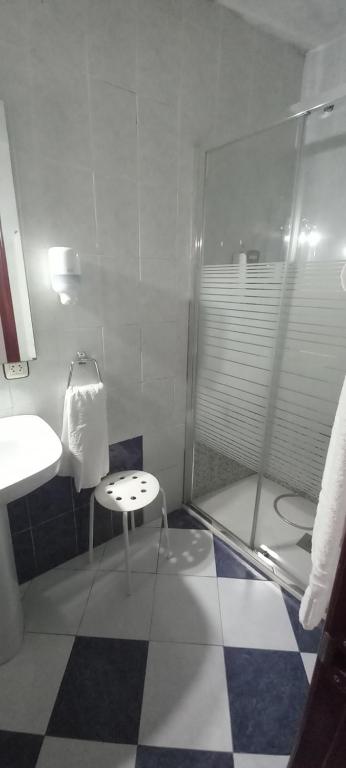 Koupelna v ubytování Hostal Las Cadenas