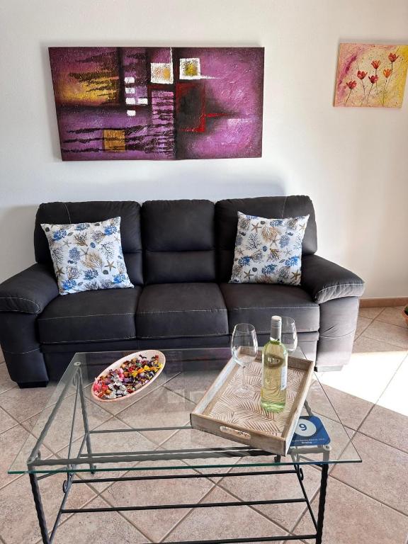Część wypoczynkowa w obiekcie Appartamento 5 Vista Panoramica