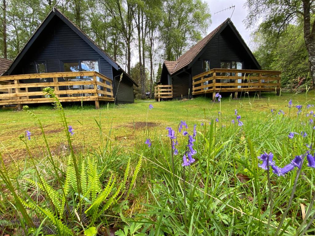 Zahrada ubytování Burnbank Lodges
