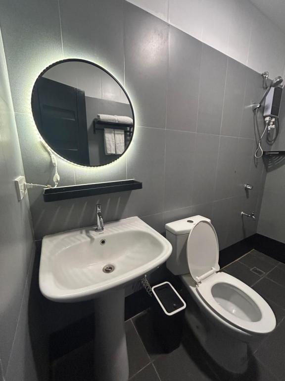 Koupelna v ubytování Clark CU Hotel