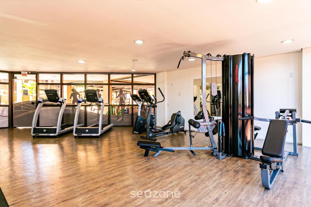 Fitness centrum a/nebo fitness zařízení v ubytování Resort pé na areia - Suítes JBVTOP