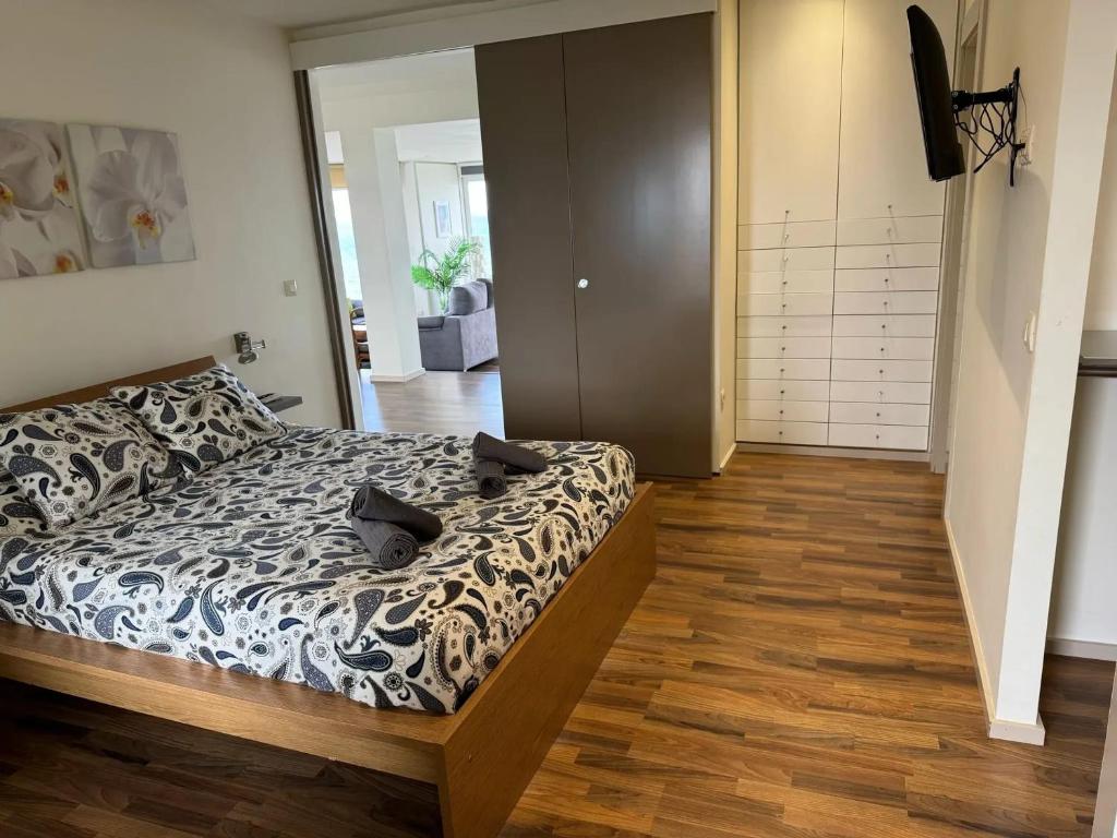 Posteľ alebo postele v izbe v ubytovaní Spacious Apartment in Valencia with Sea View - 160 sqm