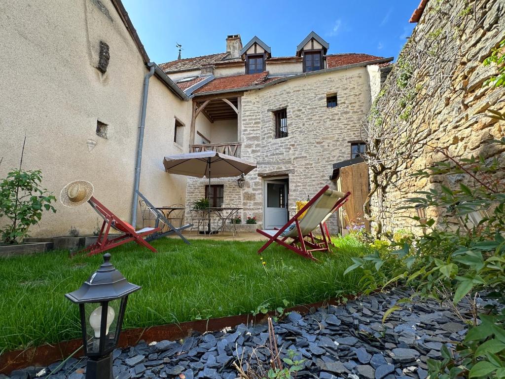 Zahrada ubytování Gite, chambre d hôte L échoppe est belle