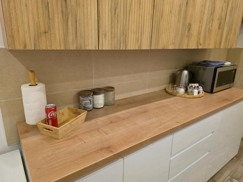 Kuchyňa alebo kuchynka v ubytovaní Apartament Vistula