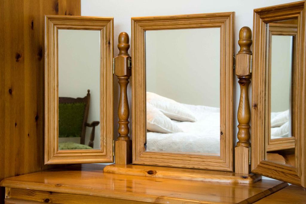Postel nebo postele na pokoji v ubytování Mountain View B&B