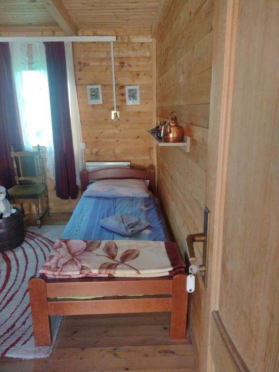 Postel nebo postele na pokoji v ubytování Kum 3