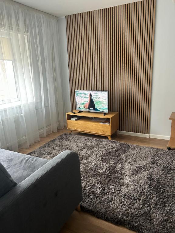 TV a/nebo společenská místnost v ubytování ModernNest