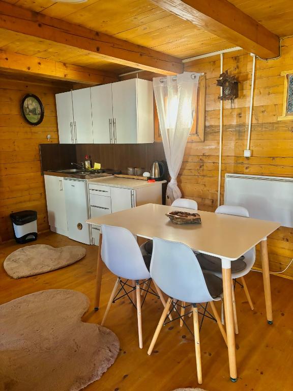 Kuchyň nebo kuchyňský kout v ubytování Virpazar Raj kod kumova