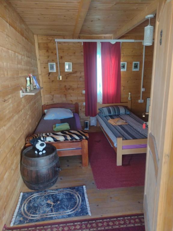 Postel nebo postele na pokoji v ubytování Kum 3