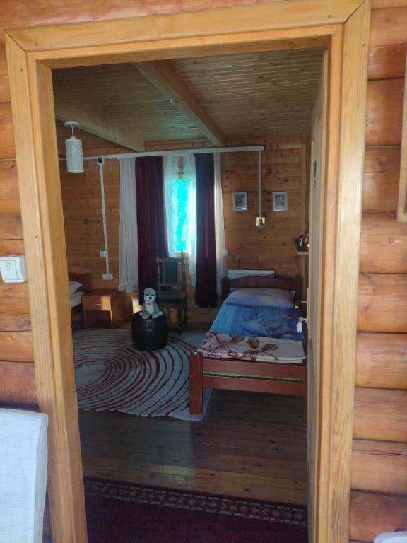 Postel nebo postele na pokoji v ubytování Kum 3