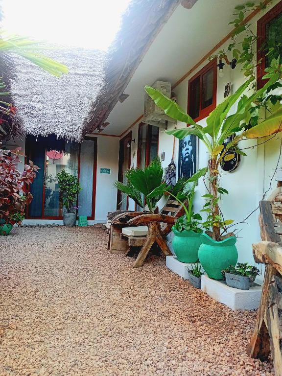 Zahrada ubytování COCO Hause