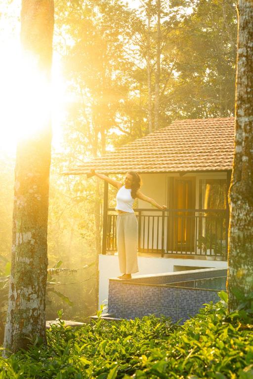 Zahrada ubytování Tealawn Pool Villa, Munnar