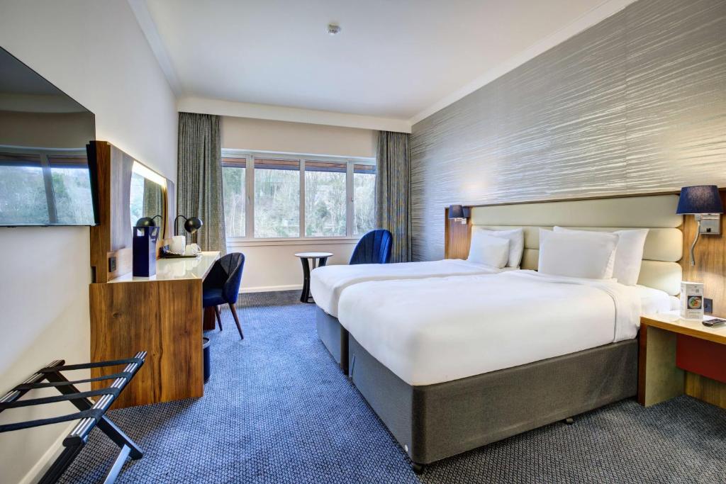Postel nebo postele na pokoji v ubytování Radisson Blu Hotel, Durham