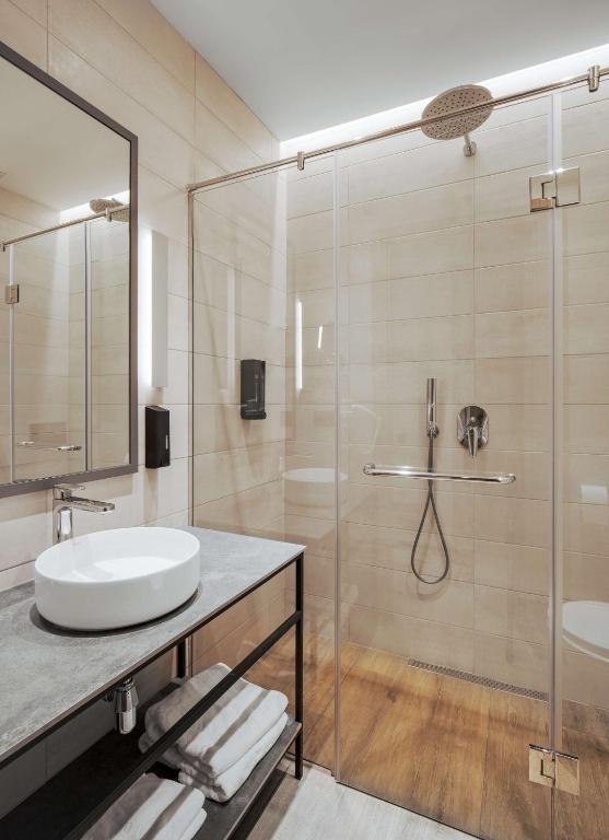 Koupelna v ubytování Radisson Hotel & Spa Gyumri
