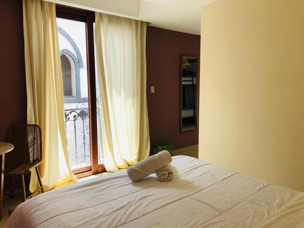 Postel nebo postele na pokoji v ubytování Hotel Brio Centro