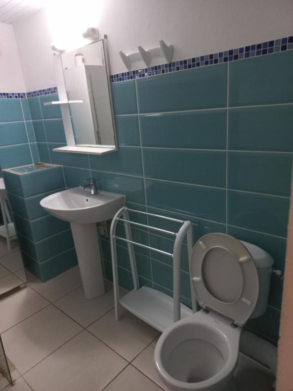 Koupelna v ubytování L'escale Paisible