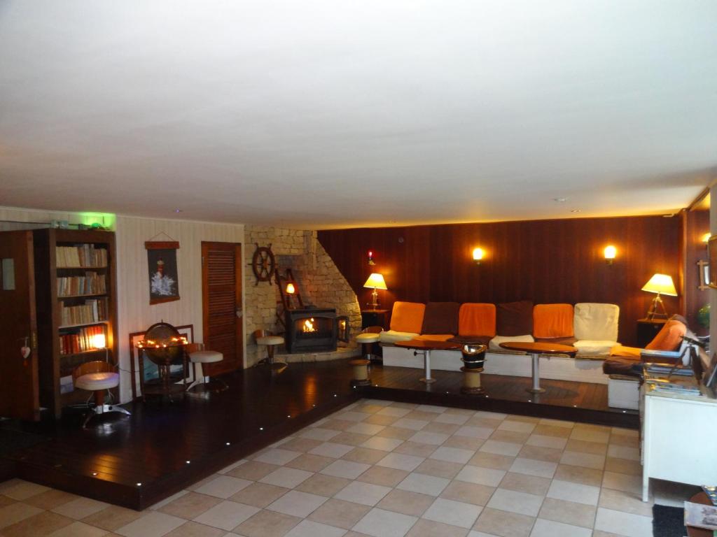 Posezení v ubytování La Chaloupe Chambres d'hotes