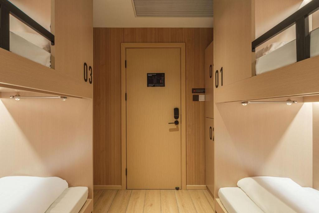 Posezení v ubytování Captain 5 Youth Hotel-Shanghai Laoshan Road Branch