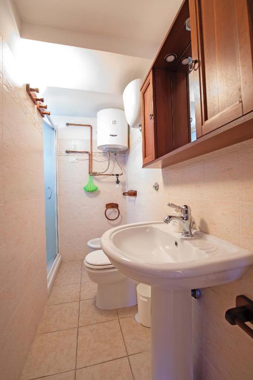 Koupelna v ubytování Apartment Nonna Delia