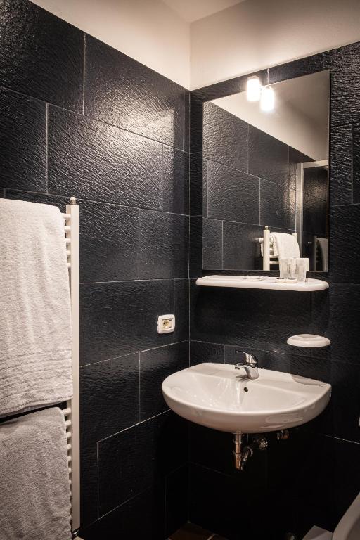 Koupelna v ubytování Hotel Sonenga