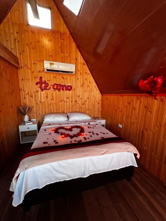 Ένα ή περισσότερα κρεβάτια σε δωμάτιο στο Playa Aescondidas