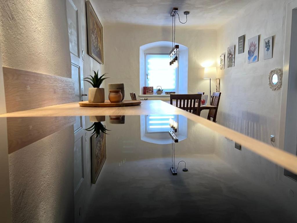 Posezení v ubytování Haus Erna Weitra