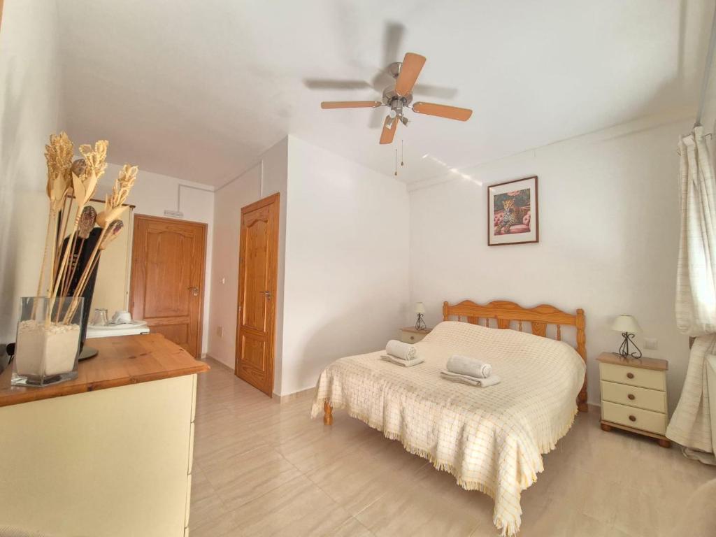 Cama o camas de una habitación en Casa Castillo