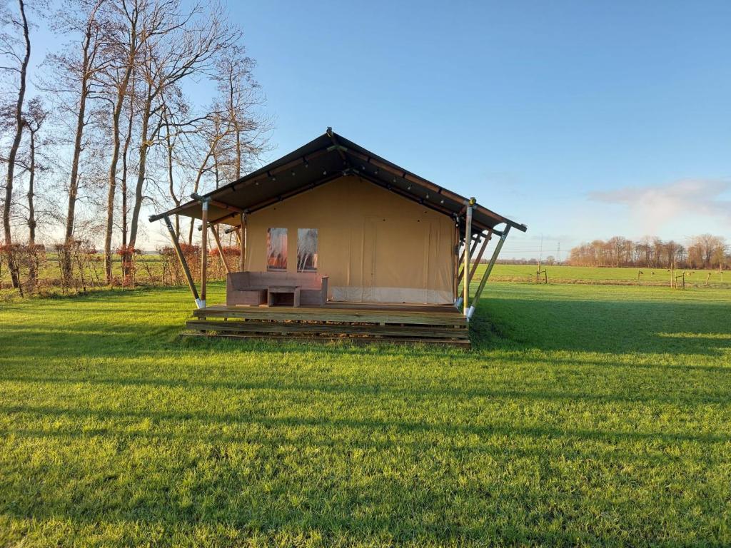 Zahrada ubytování Glamping Franse Peer