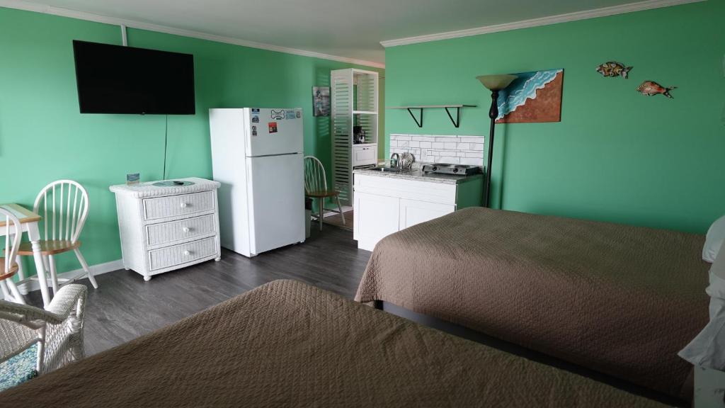 Sea Vista Motel - Chambre Double De Luxe Avec Balcon Et Vue Sur Mer