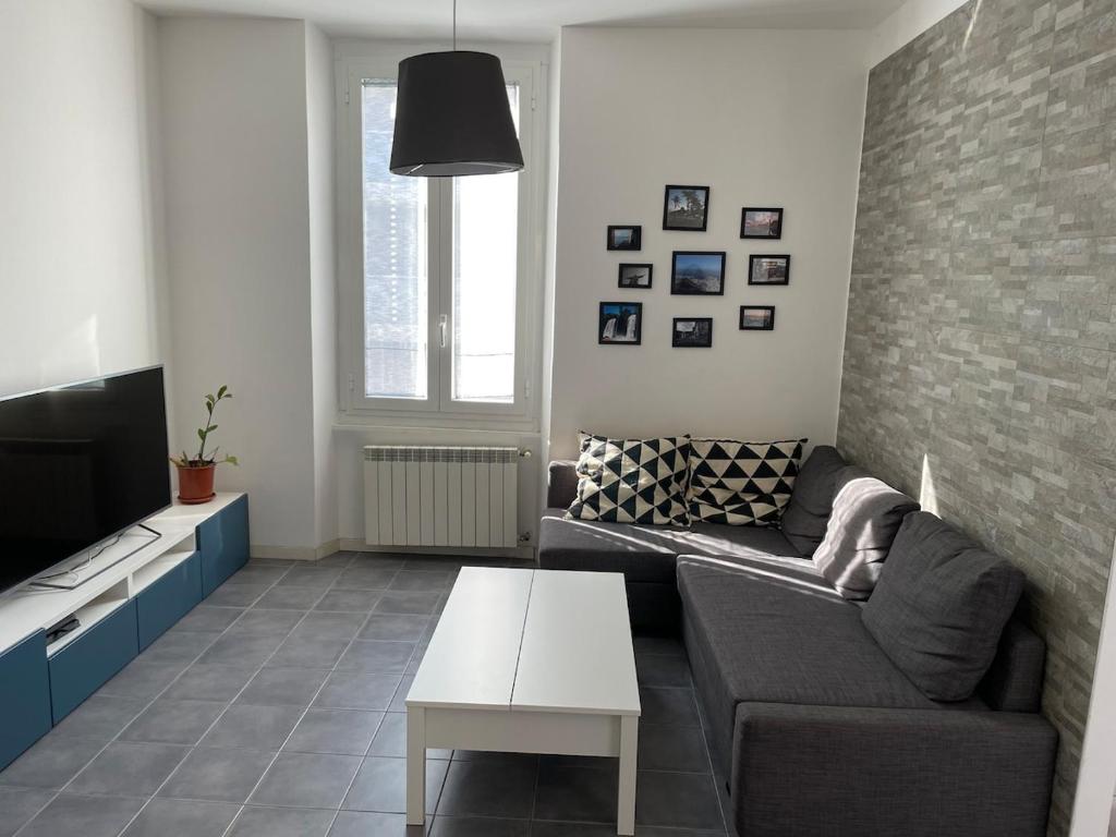 Χώρος καθιστικού στο La Finestra sul Porto