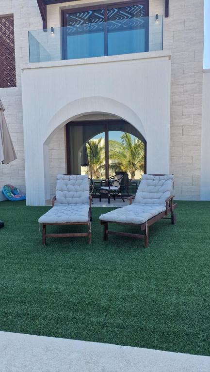 Zahrada ubytování Hawana Salalah Poolside Apartment