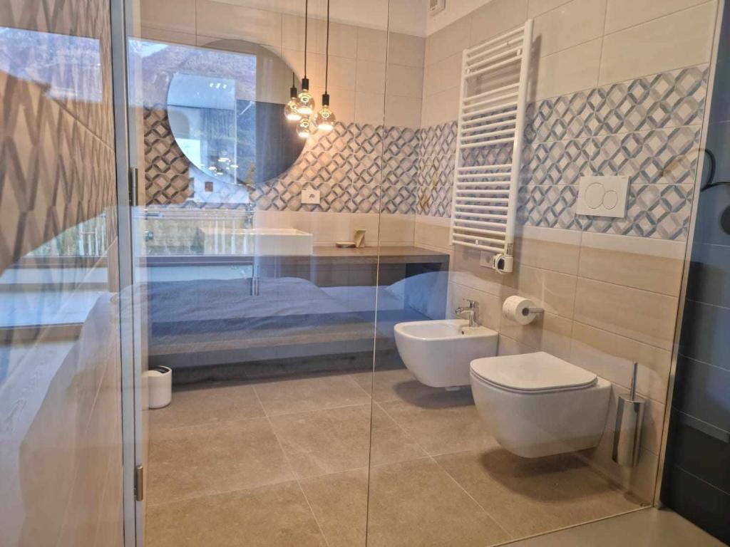 Koupelna v ubytování Pitla Cuna Eco Relais