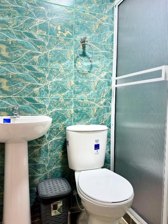 Koupelna v ubytování El guadual apartahotel