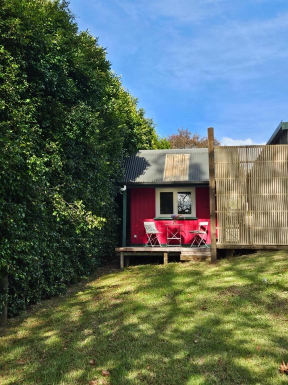 Zahrada ubytování Forest Waters Raspberry Dream Cabin