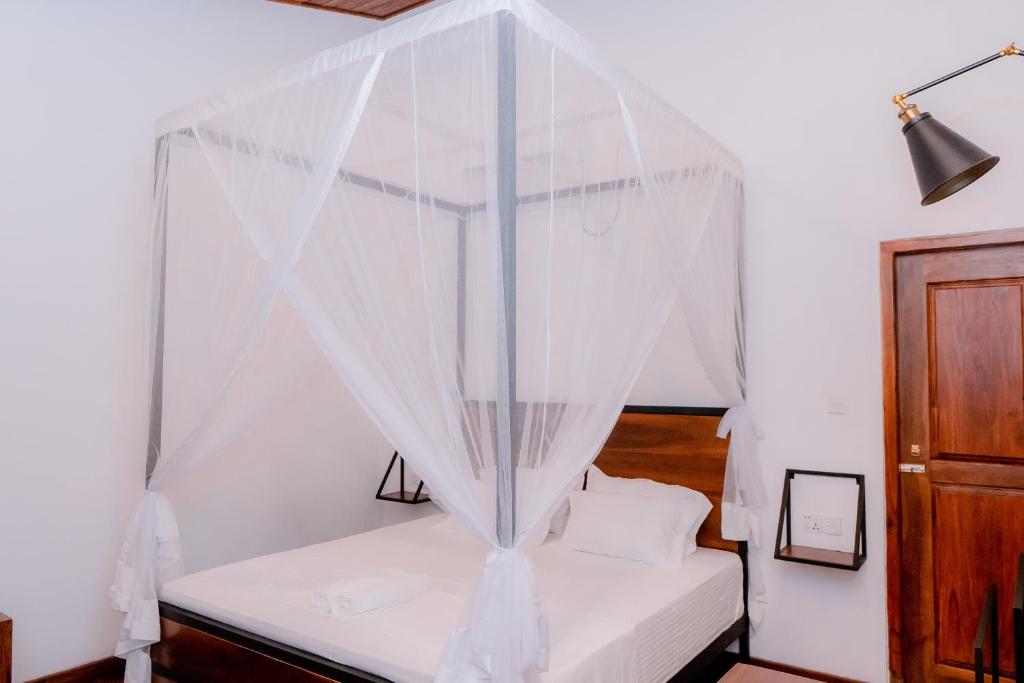 Postel nebo postele na pokoji v ubytování Hilltop villas