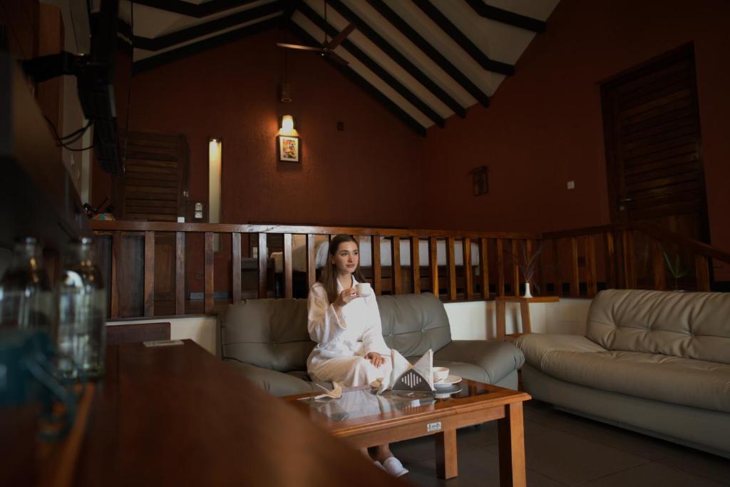 Posezení v ubytování Wayanad Silverwoods Forest Resort & Spa