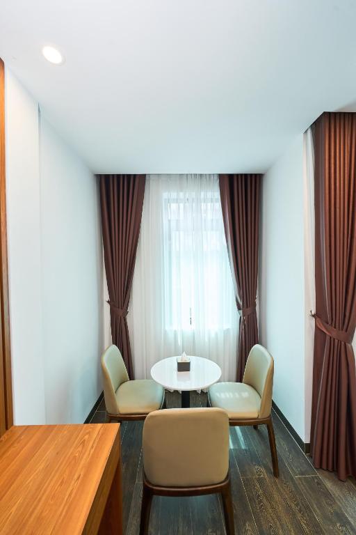 Posezení v ubytování Swan Motel