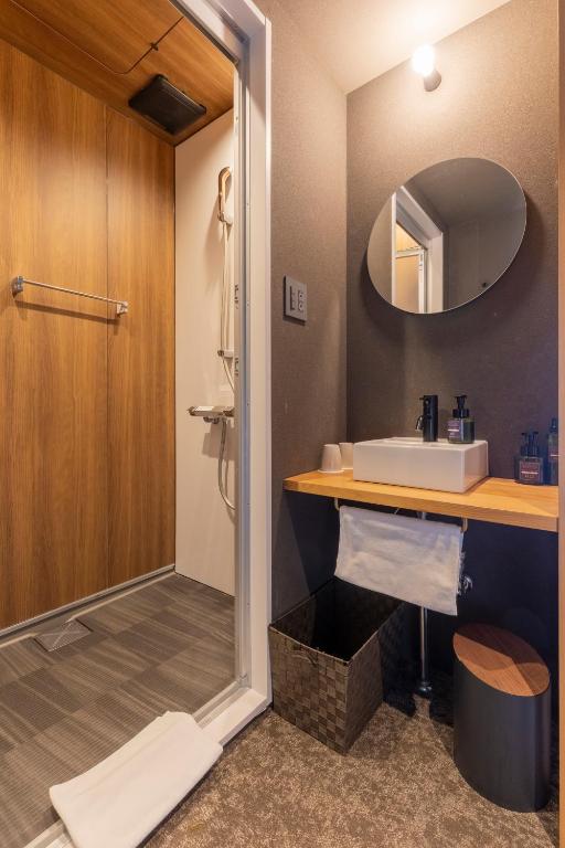 Koupelna v ubytování HOTEL TOMOS ASAKUSA