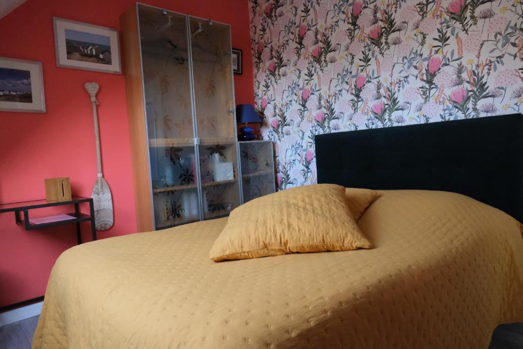 Postel nebo postele na pokoji v ubytování La Parquerie