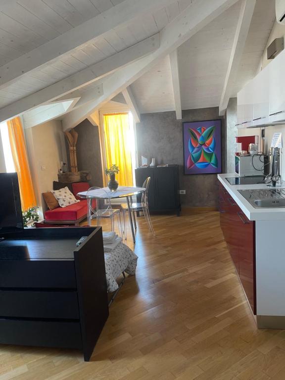 Kuchyň nebo kuchyňský kout v ubytování Bed&Breakfast JSuite