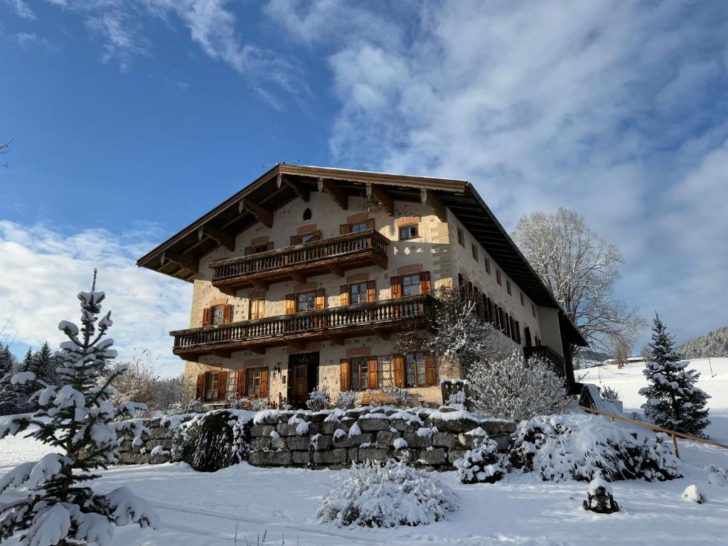 Το Gästehaus Hausenbauer τον χειμώνα