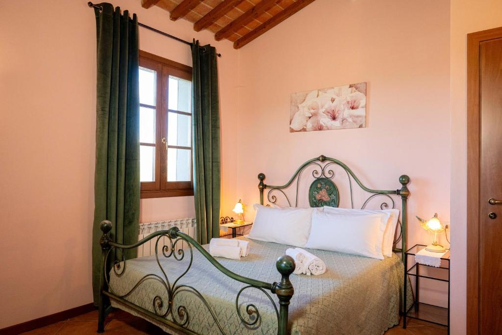 Posteľ alebo postele v izbe v ubytovaní Agriturismo Casetta I