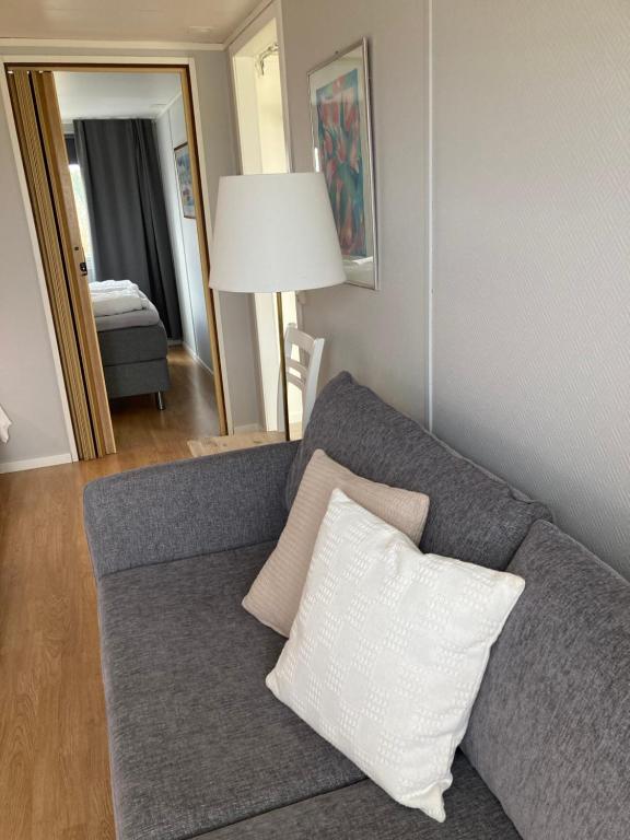 Postel nebo postele na pokoji v ubytování Slimmingegården 1019
