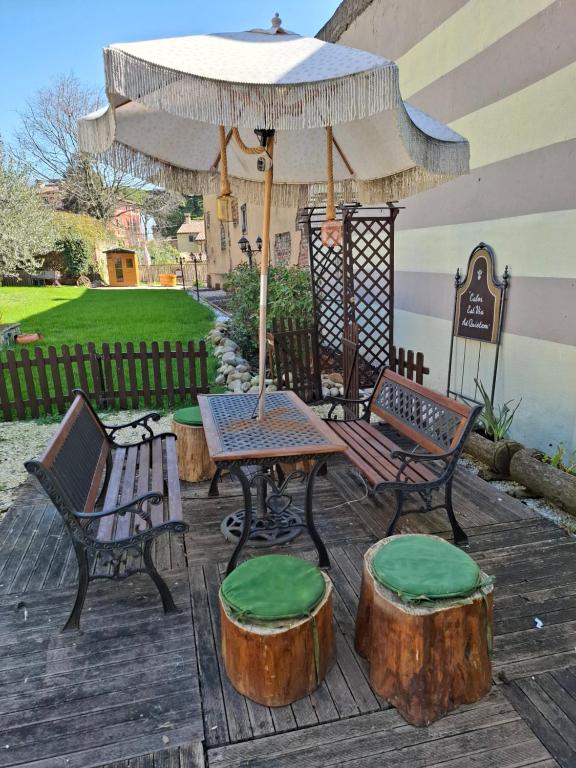 Patio nebo venkovní prostory v ubytování B&B Corte Colli Antichi